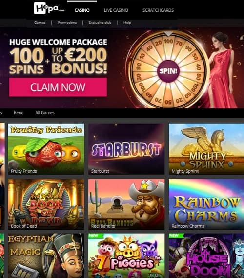 Hopa free slots game