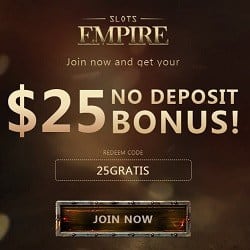 Slots Empire Deposit Codes